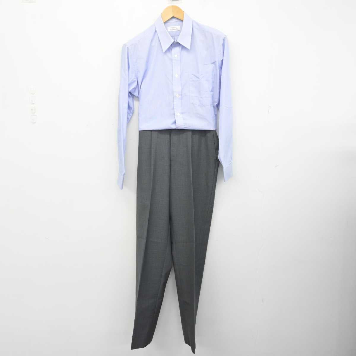 【中古】茨城県 霞ヶ浦高等学校 男子制服 2点 (シャツ・ズボン) sf071448