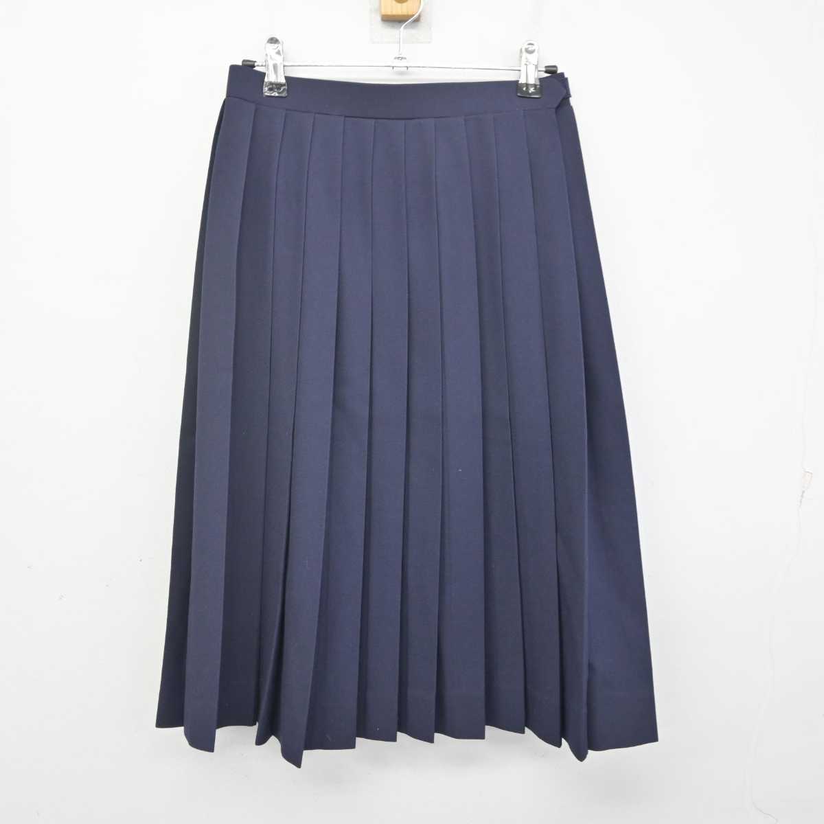 【中古】茨城県 牛久市立下根中学校 女子制服 4点 (ブレザー・ベスト・シャツ・スカート) sf071453