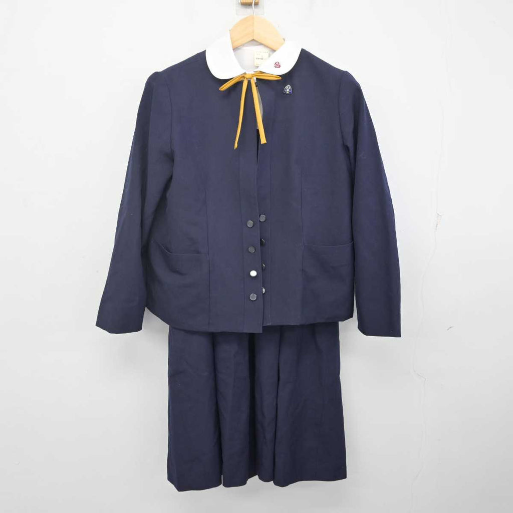 【中古】秋田県 学校法人聖霊学園聖霊高等学校 女子制服 6点 (ブレザー・シャツ・ジャンパースカート) sf071476 | 中古制服通販パレイド