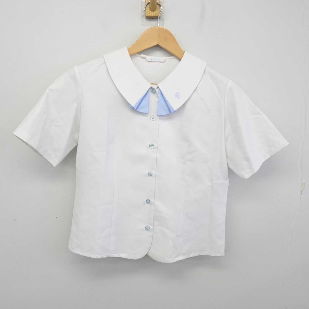 【中古】秋田県 学校法人聖霊学園聖霊高等学校 女子制服 2点 (シャツ・スカート) sf071477