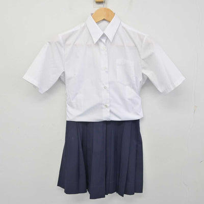 【中古】神奈川県 横浜市立末吉中学校 女子制服 2点 (シャツ・スカート) sf071481