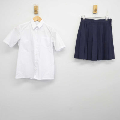 【中古】神奈川県 横浜市立末吉中学校 女子制服 2点 (シャツ・スカート) sf071481