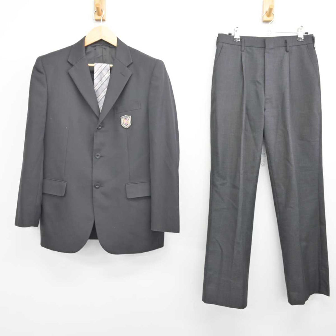 【中古】三重県 四日市西高等学校 男子制服 3点 (ブレザー・ズボン) sf071506 | 中古制服通販パレイド