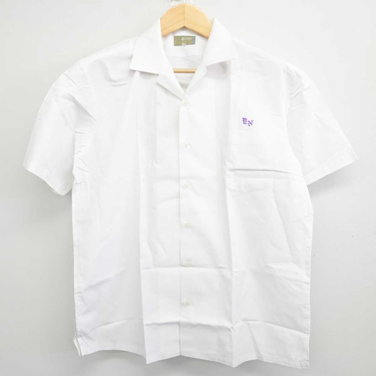 【中古】三重県 四日市西高等学校 男子制服 2点 (シャツ・ズボン) sf071509