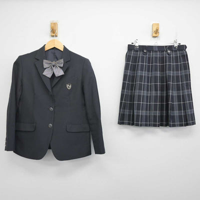 【中古】三重県 桑名西高等学校 女子制服 3点 (ブレザー・スカート) sf071518