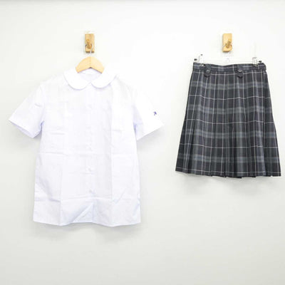 【中古】三重県 桑名西高等学校 女子制服 2点 (シャツ・スカート) sf071519