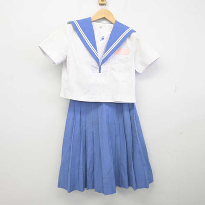 【中古】福岡県 新宮中学校 女子制服 2点 (セーラー服・スカート) sf071535