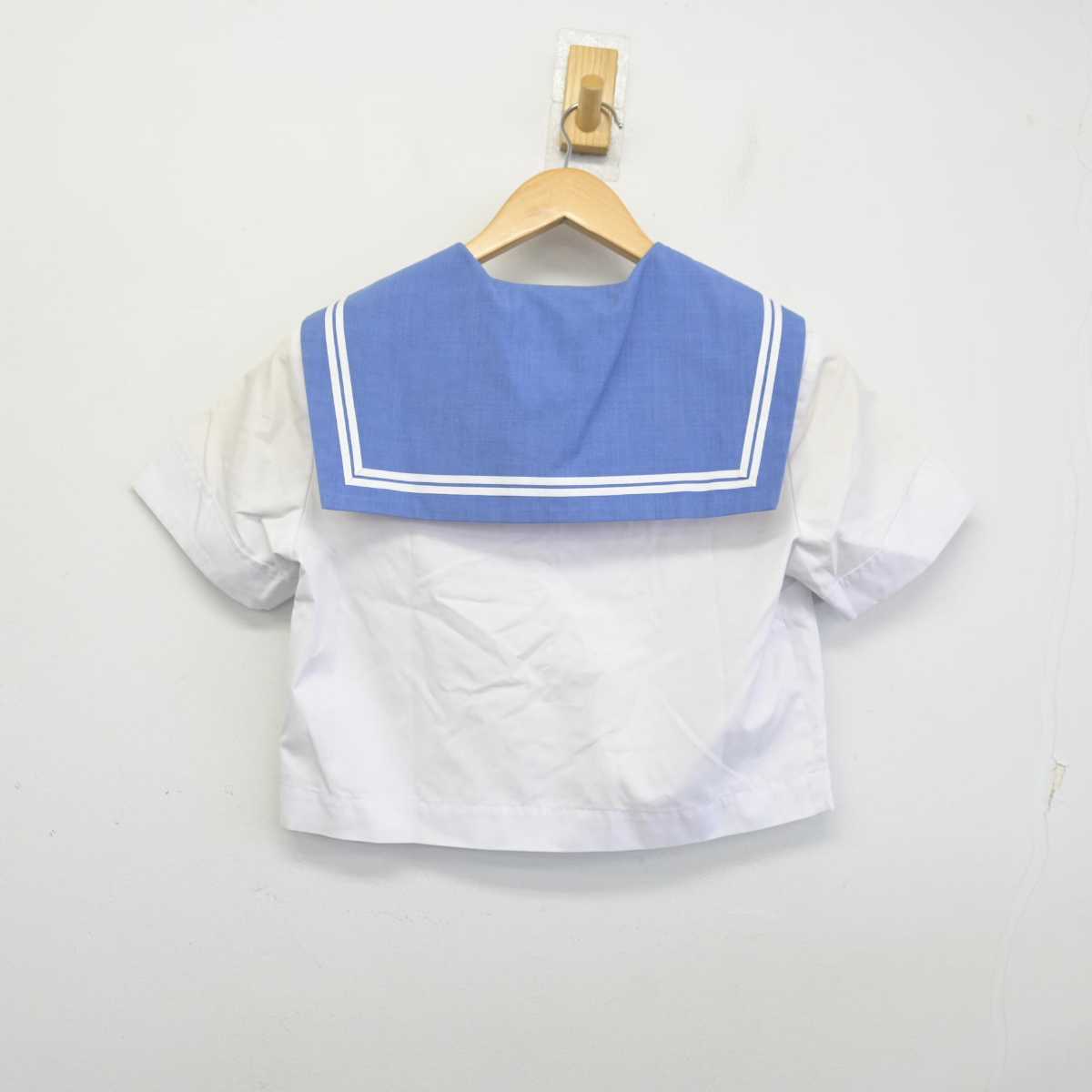 【中古】福岡県 新宮中学校 女子制服 2点 (セーラー服・スカート) sf071535