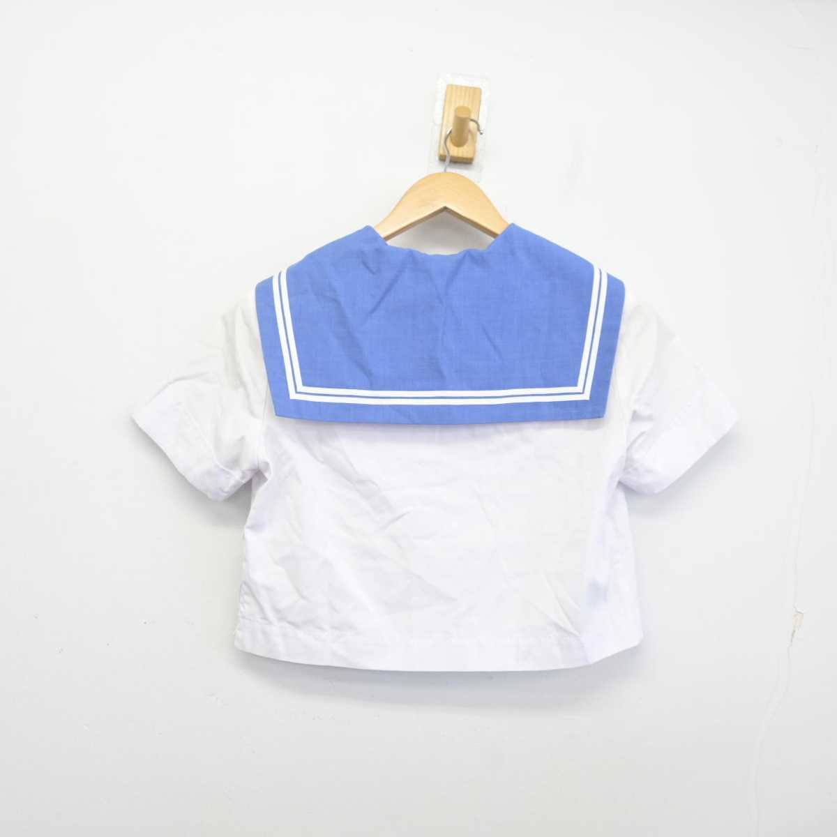 【中古】福岡県 新宮中学校 女子制服 2点 (セーラー服・スカート) sf071536