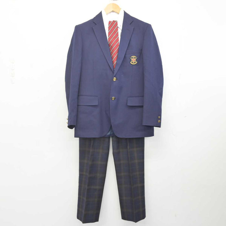 【中古】大分県 鶴崎工業高等学校 男子制服 4点 (ブレザー・シャツ・ズボン) sf071560 | 中古制服通販パレイド