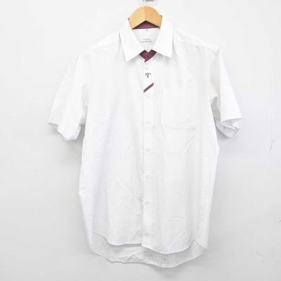 【中古】大分県 鶴崎工業高等学校 男子制服 2点 (ニットベスト・シャツ) sf071562