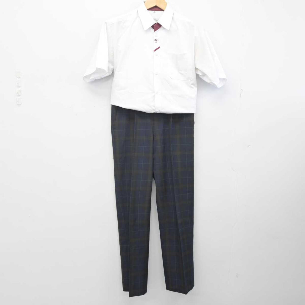 【中古】大分県 鶴崎工業高等学校 男子制服 2点 (シャツ・ズボン) sf071563 | 中古制服通販パレイド