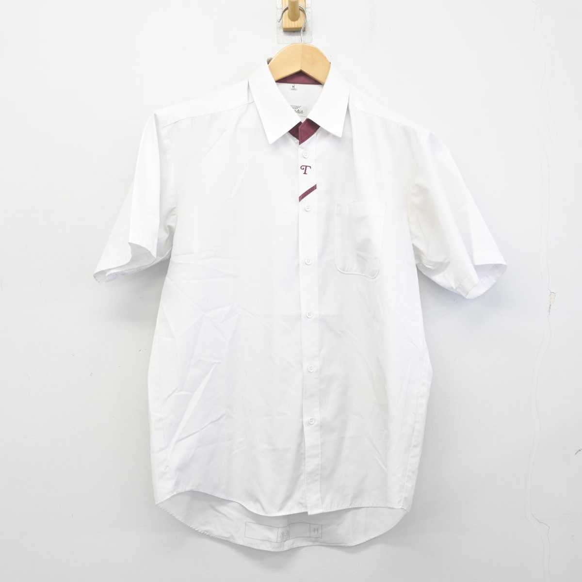 【中古】大分県 鶴崎工業高等学校 男子制服 2点 (シャツ・ズボン) sf071563