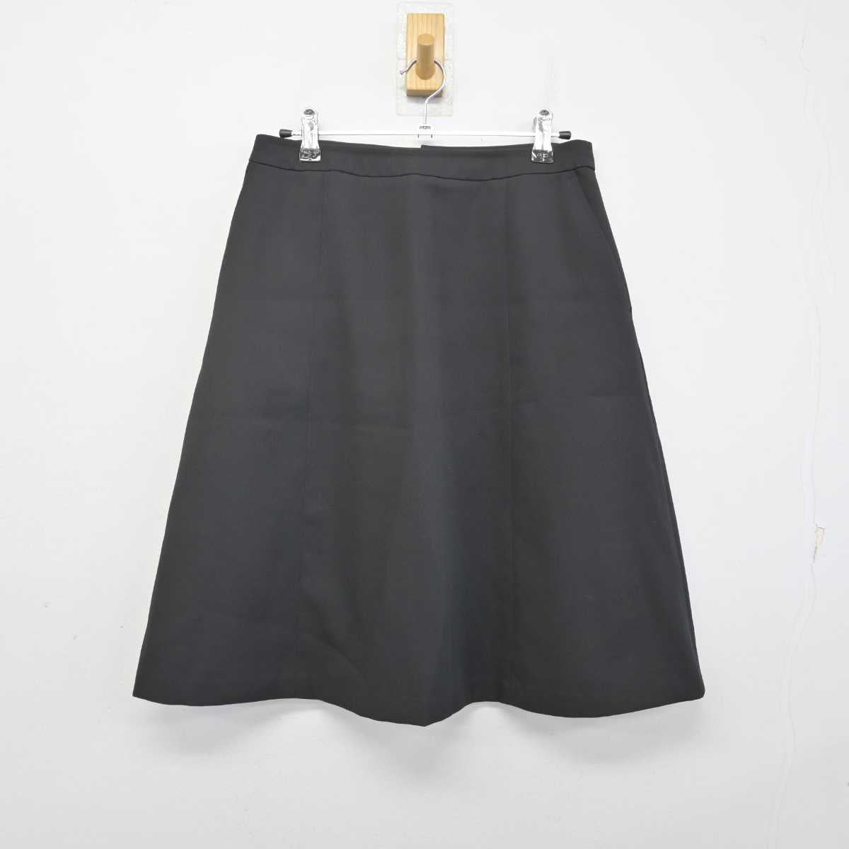 【中古】 事務服 女子制服 2点 (ベスト・スカート) sf071572