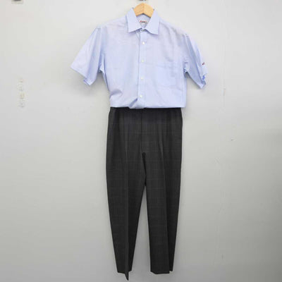 【中古】愛媛県 松山工業高等学校 男子制服 2点 (シャツ・ズボン) sf071600