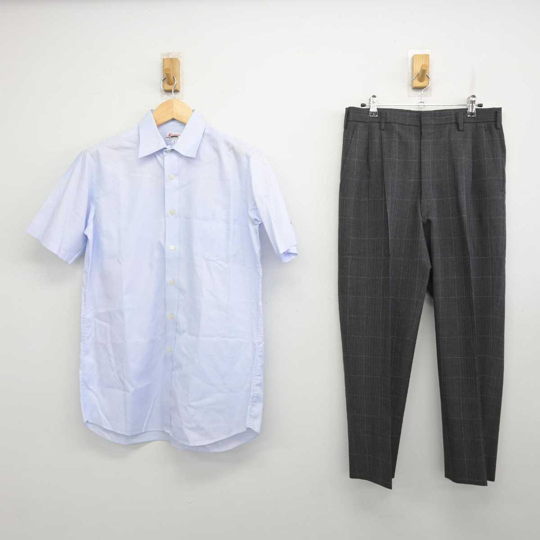 中古】愛媛県 松山工業高等学校 男子制服 2点 (シャツ・ズボン