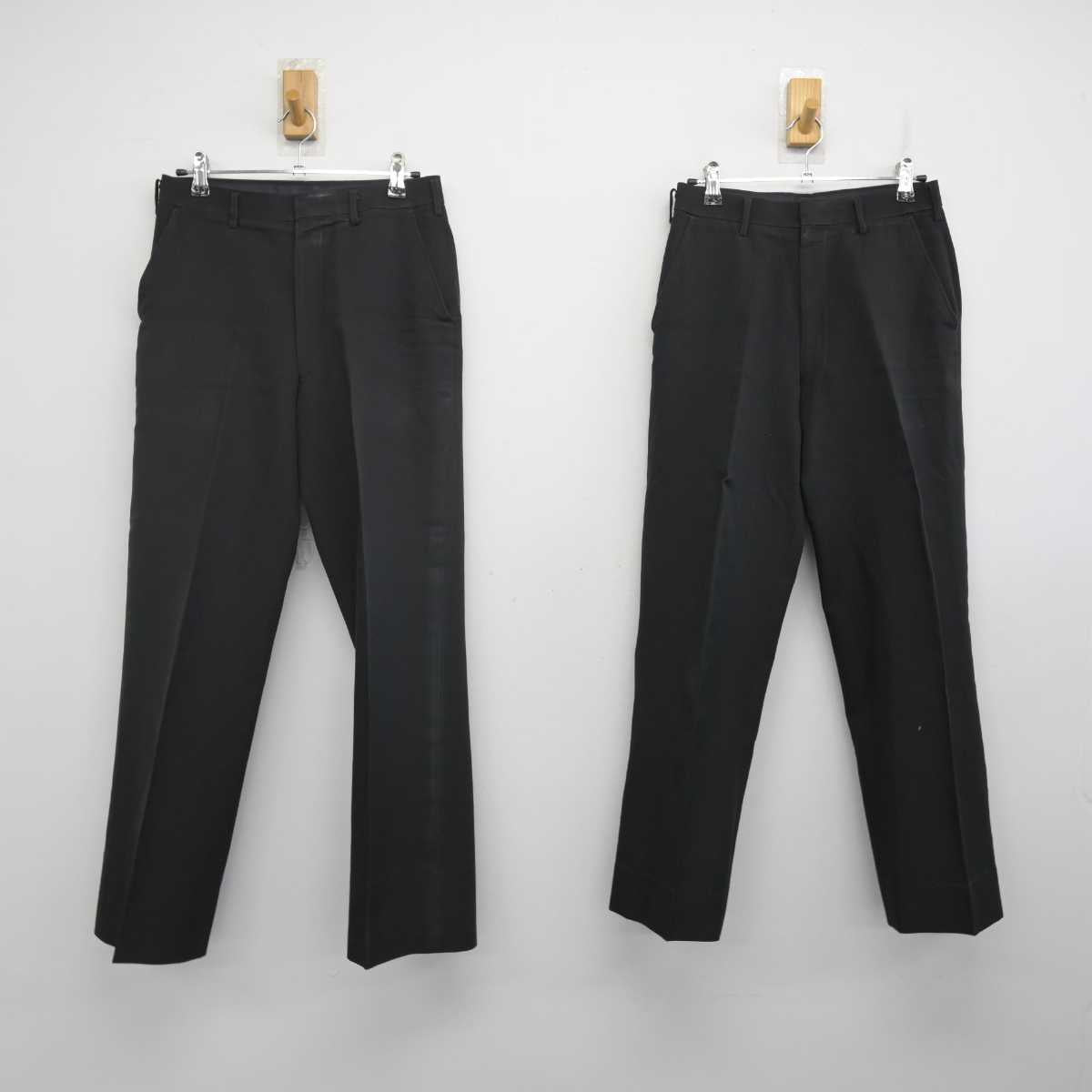 【中古】愛媛県 三津浜中学校 男子制服 2点 (ズボン・ズボン) sf071606