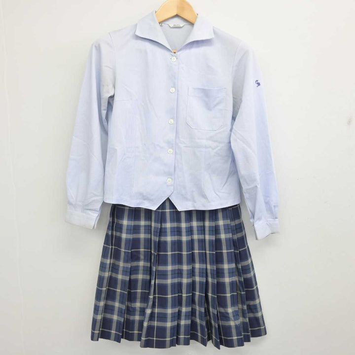 【中古】愛知県 知多翔洋高等学校 女子制服 2点 (シャツ・スカート) sf071613