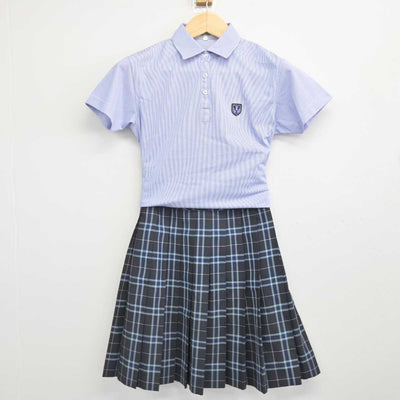 【中古】東京都 帝京高等学校 女子制服 2点 (シャツ・スカート) sf071618