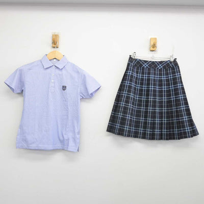 【中古】東京都 帝京高等学校 女子制服 2点 (シャツ・スカート) sf071618