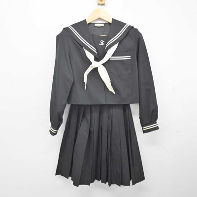 【中古】和歌山県 江住中学校 女子制服 3点 (セーラー服・スカート) sf071625