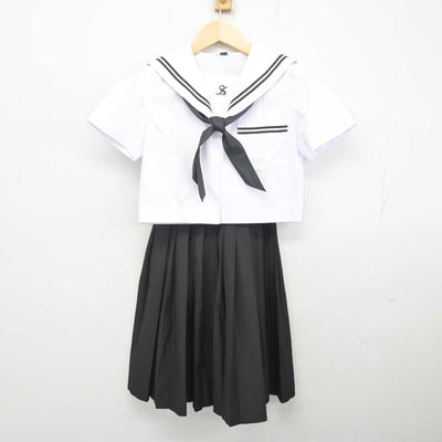 【中古】和歌山県 江住中学校 女子制服 3点 (セーラー服・スカート) sf071626