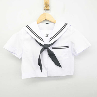 【中古】和歌山県 江住中学校 女子制服 3点 (セーラー服・スカート) sf071626