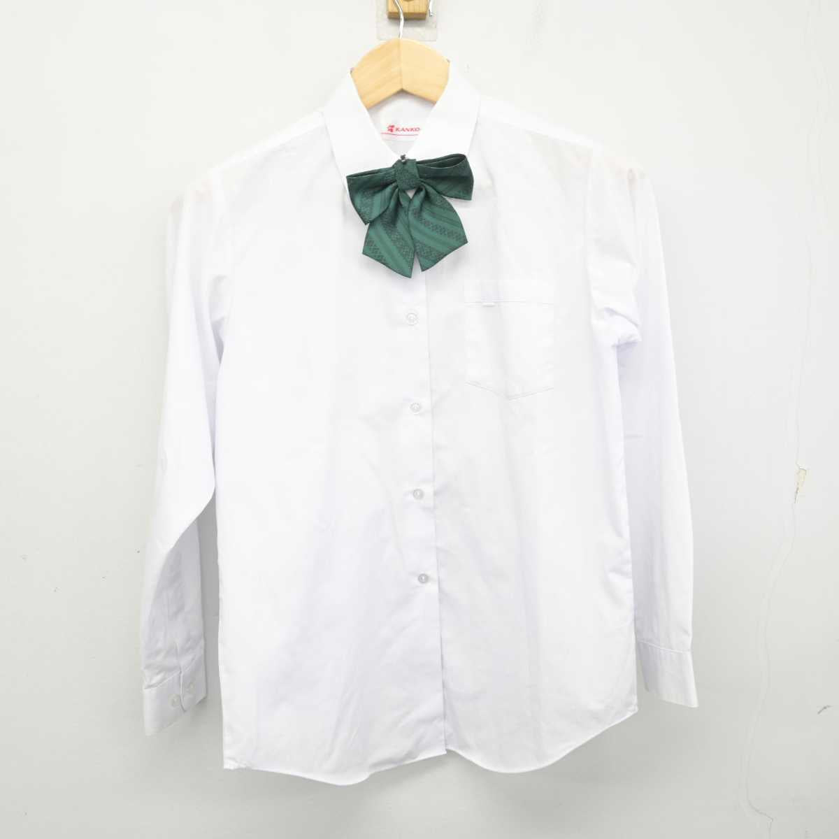 【中古】福岡県 福岡市内中学標準服 女子制服 4点 (ブレザー・シャツ・スカート) sf071629