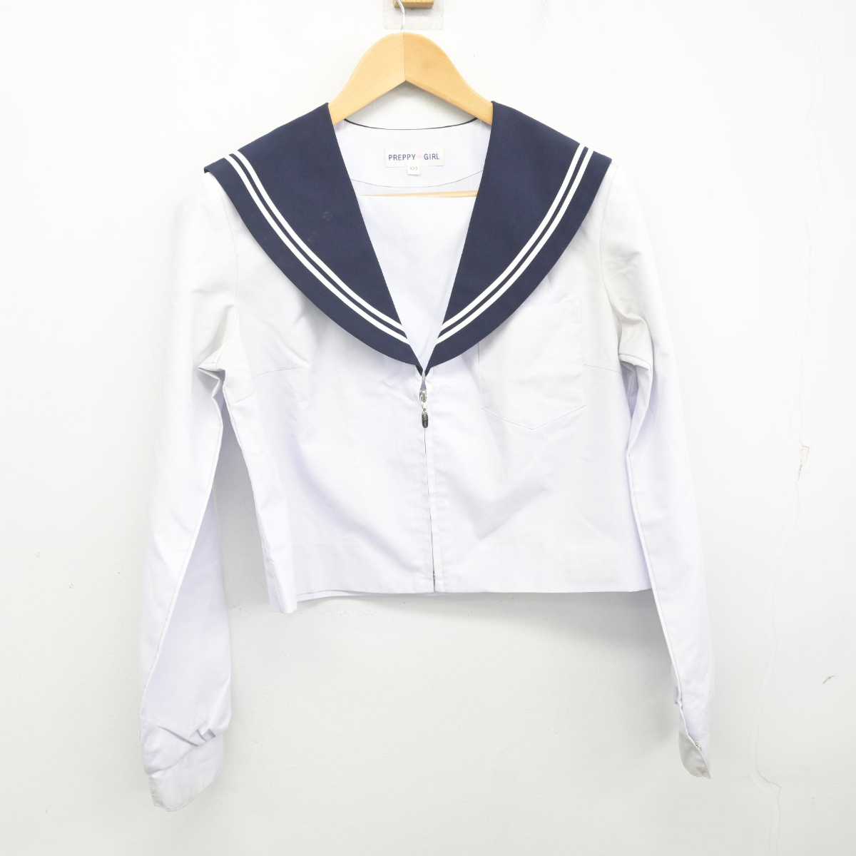 【中古】愛知県 横須賀中学校 女子制服 3点 (セーラー服・セーラー服) sf071638