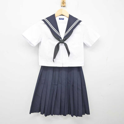 【中古】愛知県 横須賀中学校 女子制服 3点 (セーラー服・スカート) sf071641