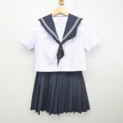 【中古】愛知県 横須賀中学校 女子制服 3点 (セーラー服・スカート) sf071642