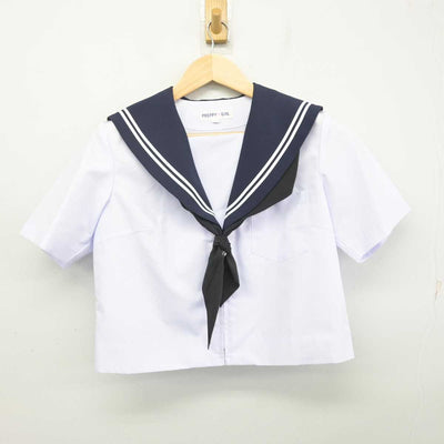【中古】愛知県 横須賀中学校 女子制服 3点 (セーラー服・スカート) sf071642