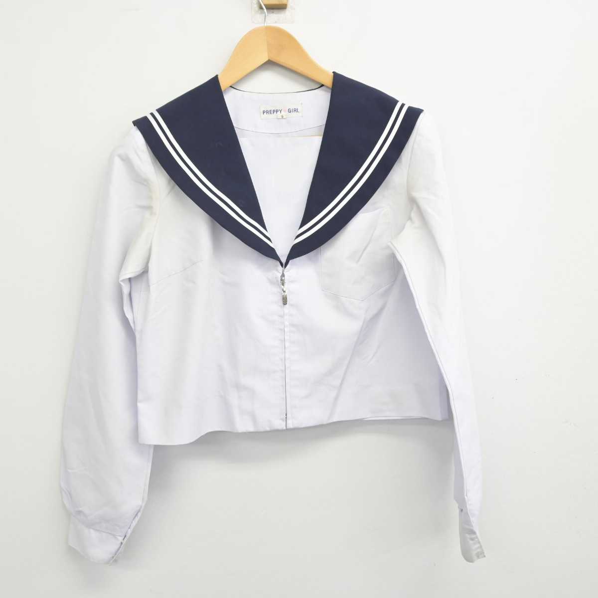 【中古】愛知県 横須賀中学校 女子制服 2点 (セーラー服・セーラー服) sf071643