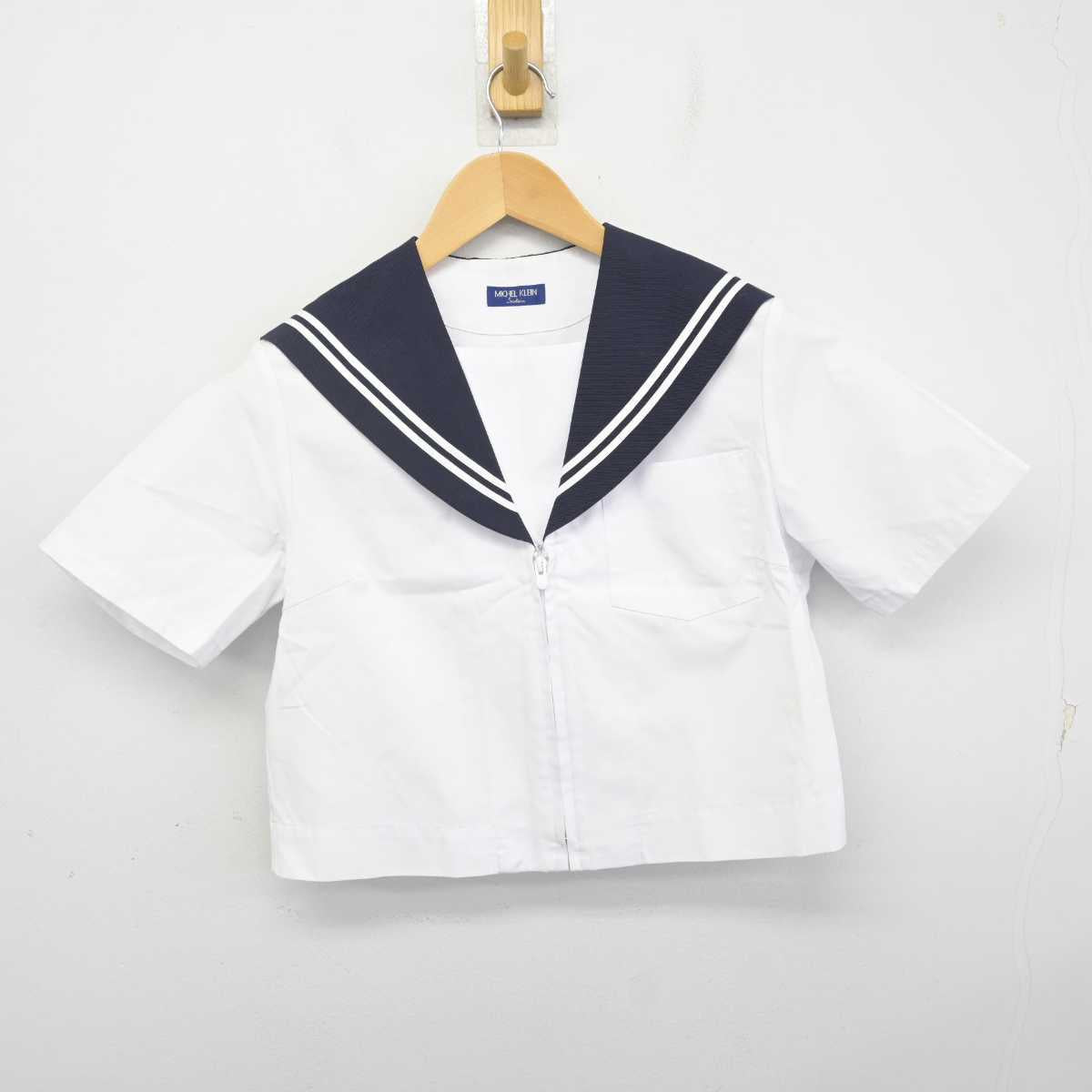 【中古】愛知県 横須賀中学校 女子制服 2点 (セーラー服・セーラー服) sf071644