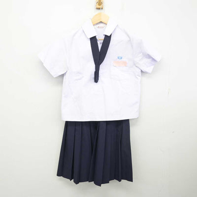 【中古】長崎県 佐々中学校 女子制服 3点 (シャツ・スカート) sf071646