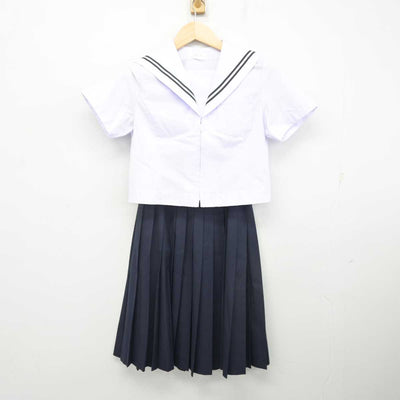 【中古】愛知県 志段味中学校 女子制服 2点 (セーラー服・スカート) sf071651