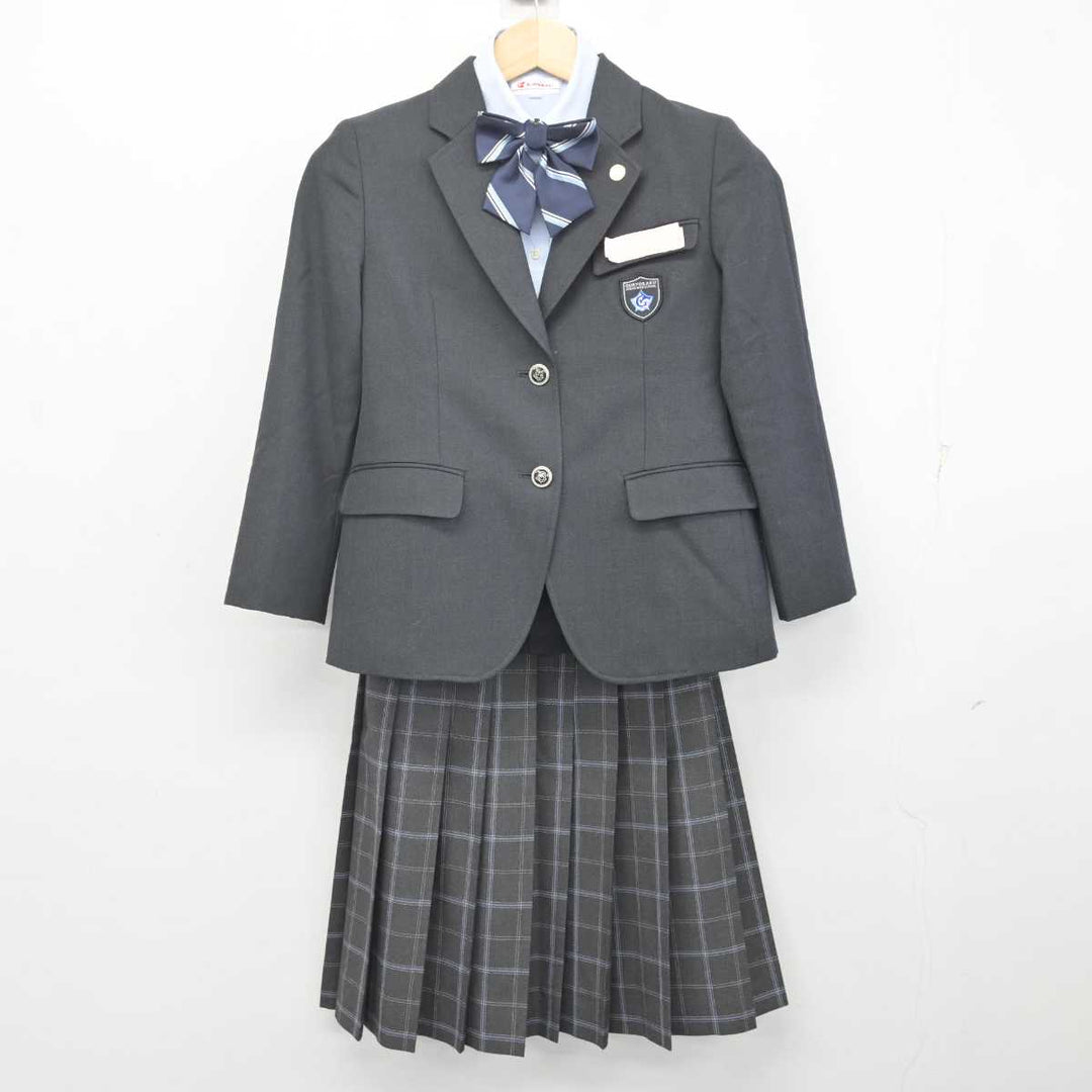 【中古】北海道 五稜郭中学校 女子制服 4点 (ブレザー・シャツ・スカート) sf071671