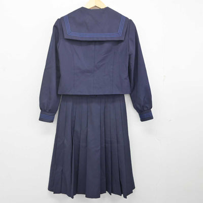 【中古】北海道  北海道教育大学附属函館中学校 女子制服 3点 (セーラー服・スカート) sf071673