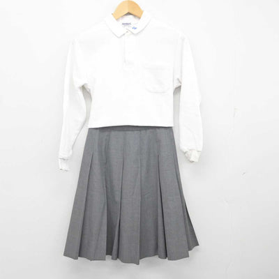 【中古】大阪府 渚西中学校 女子制服 2点 (シャツ・スカート) sf071682