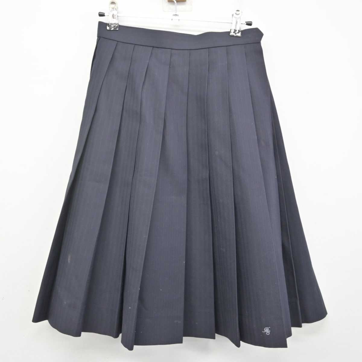 【中古】東京都 晴海総合高等学校 女子制服 3点 (ブレザー・スカート) sf071689