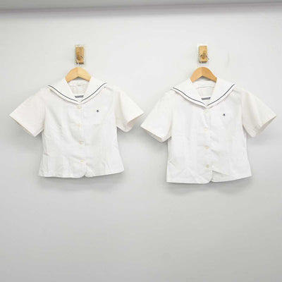 【中古】東京都 晴海総合高等学校 女子制服 2点 (セーラー服) sf071692