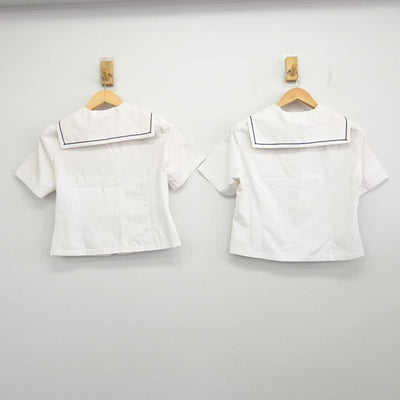 【中古】東京都 晴海総合高等学校 女子制服 2点 (セーラー服) sf071692