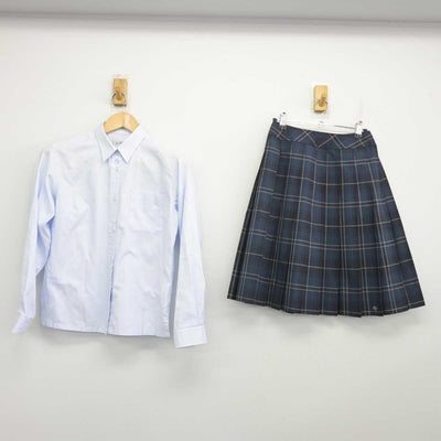 【中古】大阪府 枚方なぎさ高等学校 女子制服 2点 (シャツ・スカート) sf071702