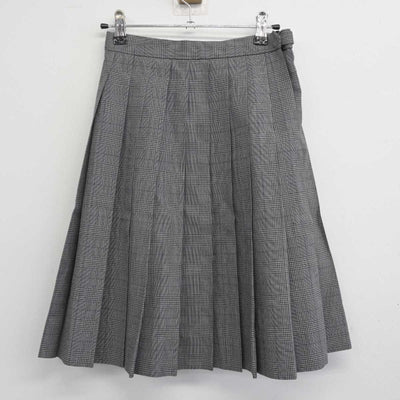 【中古】大阪府 近畿大学附属高等学校 女子制服 2点 (ニットベスト・スカート) sf071713