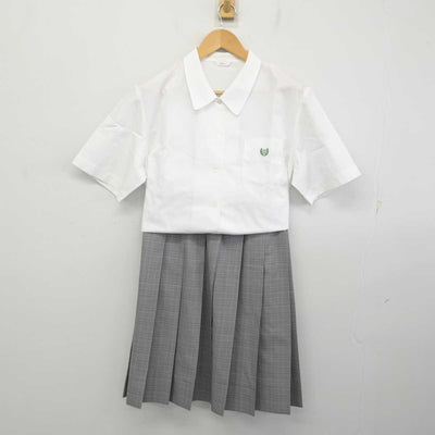 【中古】東京都 落合第二中学校 女子制服 3点 (ニットベスト・シャツ・スカート) sf071716