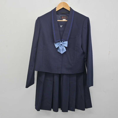 【中古】石川県 鵬学園高等学校 女子制服 4点 (セーラー服・ニット・スカート) sf071720