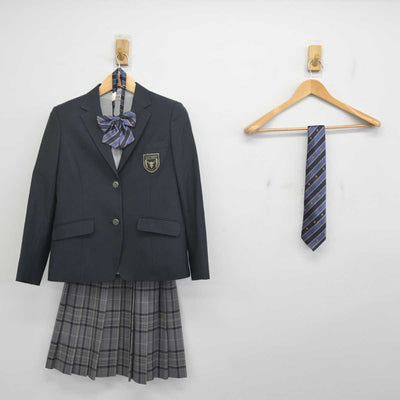 【中古】東京都 関東第一高等学校 女子制服 5点 (ブレザー・ニット・スカート) sf071736