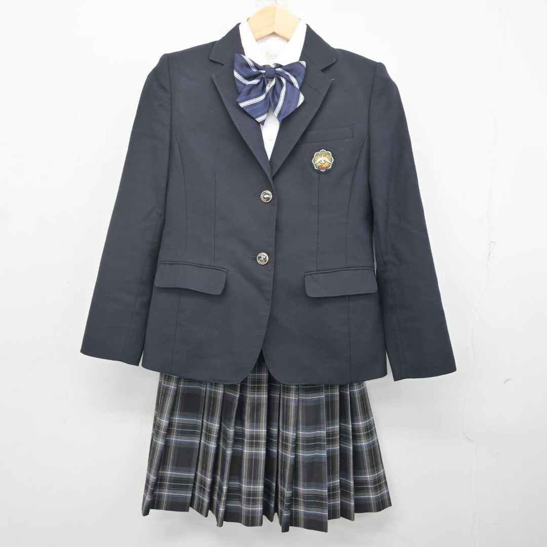 【中古】大阪府 浪速高等学校 女子制服 4点 (ブレザー・シャツ・スカート) sf071758