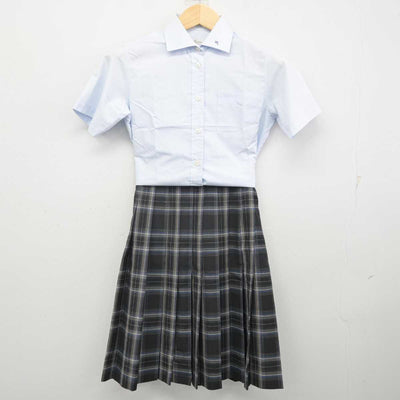 【中古】大阪府 浪速高等学校 女子制服 2点 (シャツ・スカート) sf071762