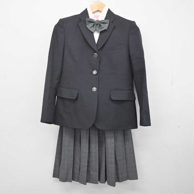 【中古】東京都 松江第四中学校 女子制服 4点 (ブレザー・シャツ・スカート) sf071767